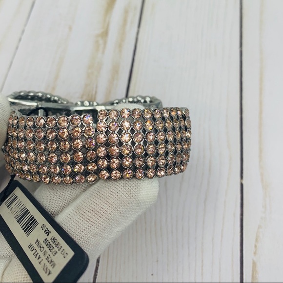 Ann Taylor Rhinestone and Pear Bow Bracelet - Picture 8 of 9